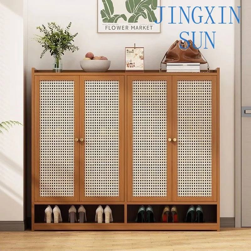 Shoe cabinet sunscreen waterproof shoe cabinet four feet ventilation household large capacity indoor multi-layer