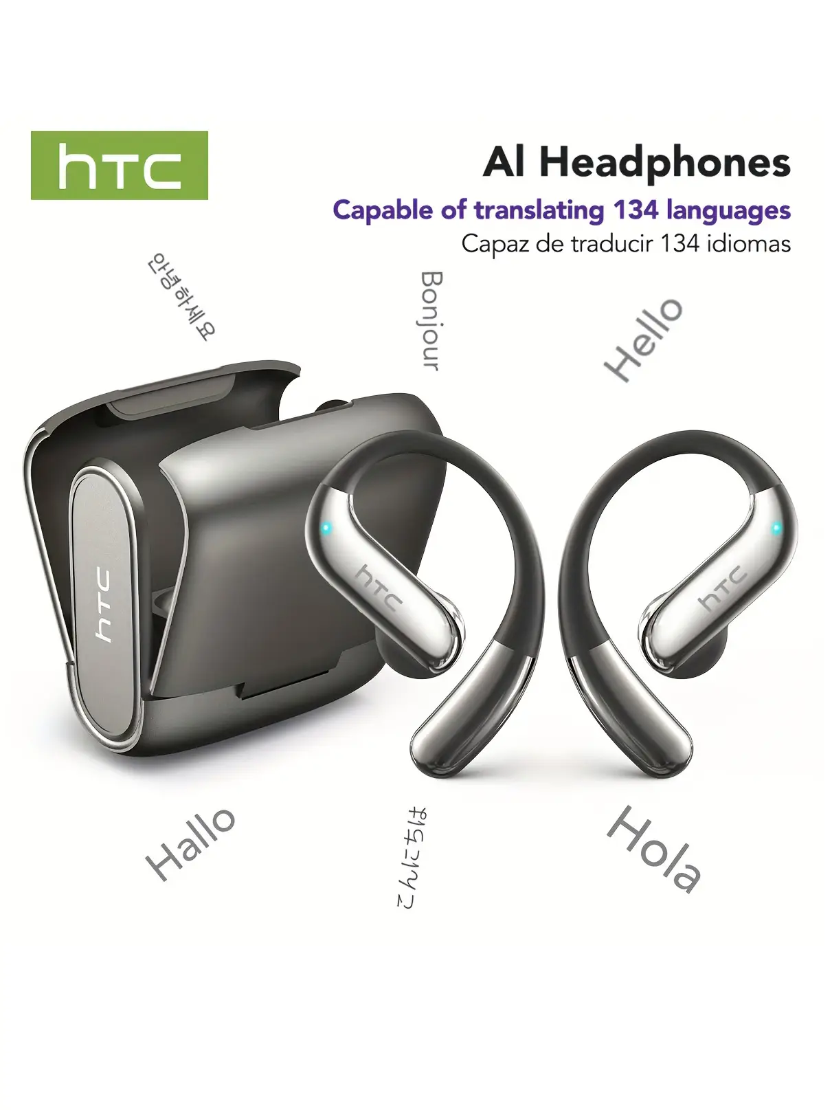 Wireless earbuds in different colors