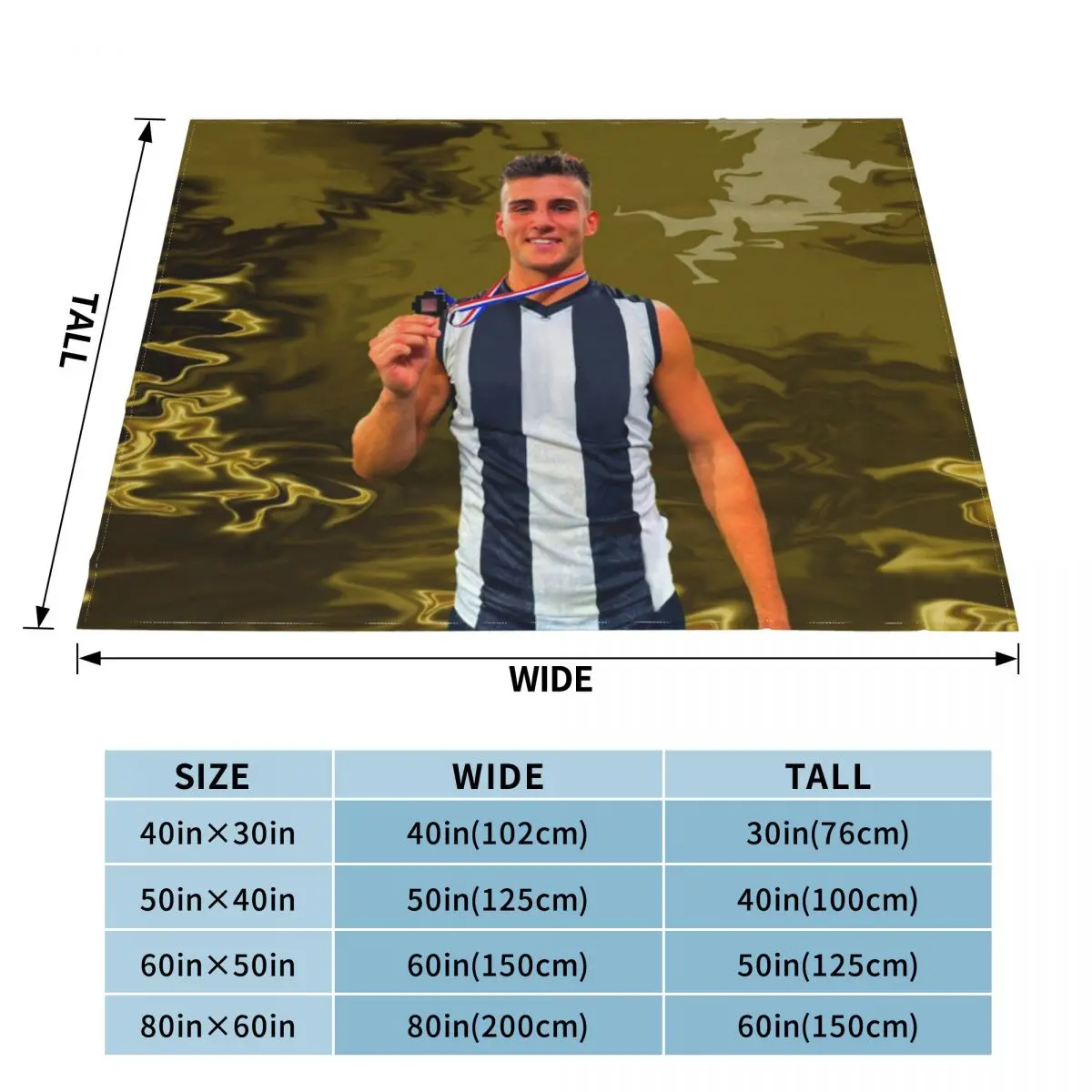 Nick Whisper Daicos Top Gun Machine Best Player Magician Throw Blanket Retro Blankets