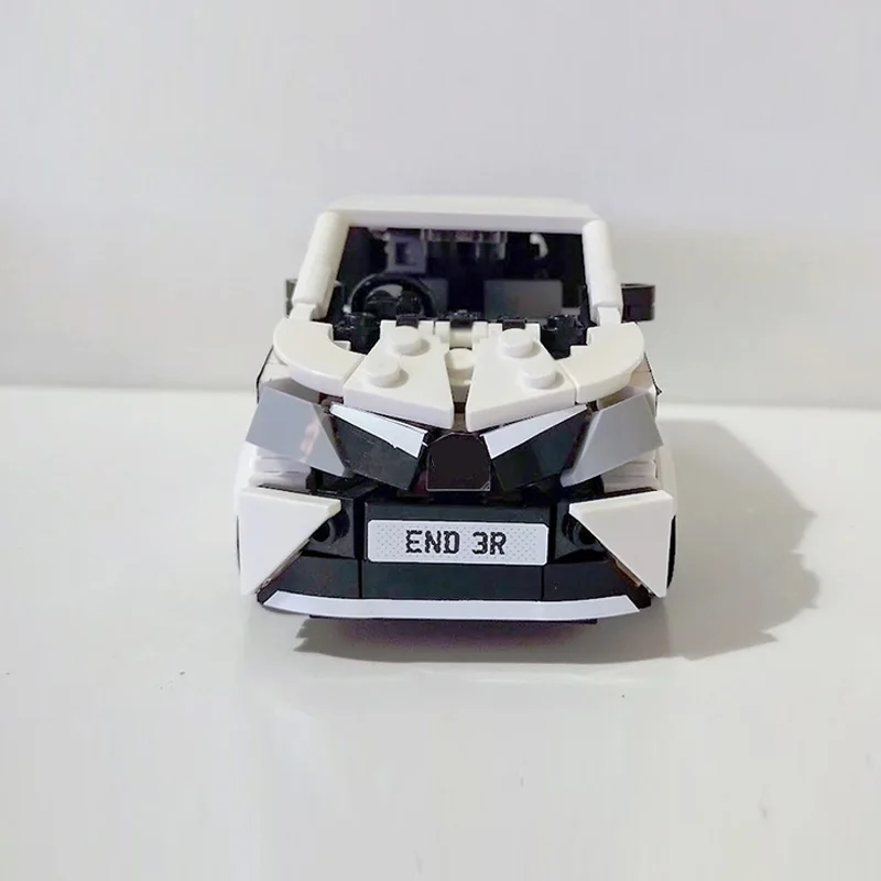 City Car Model MOC Building Bricks MkII Urban Commuting Vehicle Modular Technology Children Holiday Gifts Assemble Toys Suit
