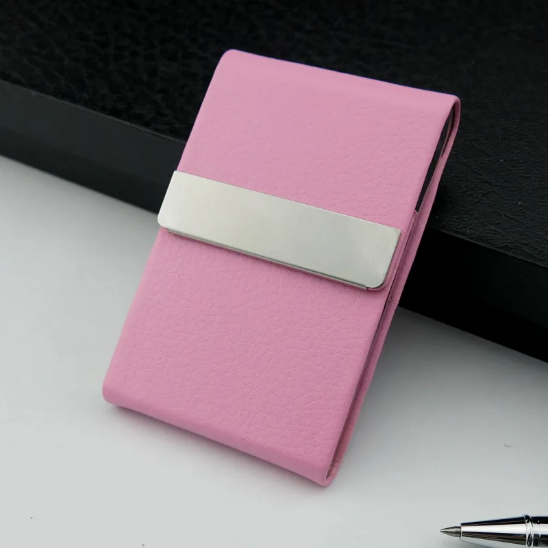 HOMEFISH Diebstahlsichere Mini-Kartenhülle mit Abdeckung, Neuer Modischer Unisex-Halter für Kredit-, Ausweis- & Smartcards – Detail 2