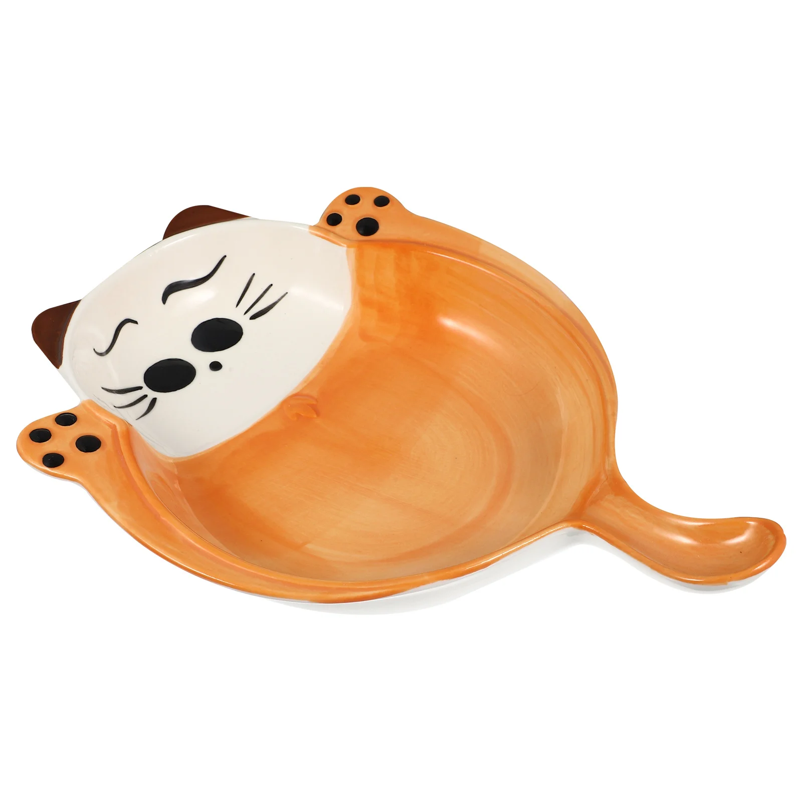 

1Pcs Ceramic Dessert Plate Snack Tray Food Grade Material Suitable for Cold Hot Meals Buffets Ceramic Plate