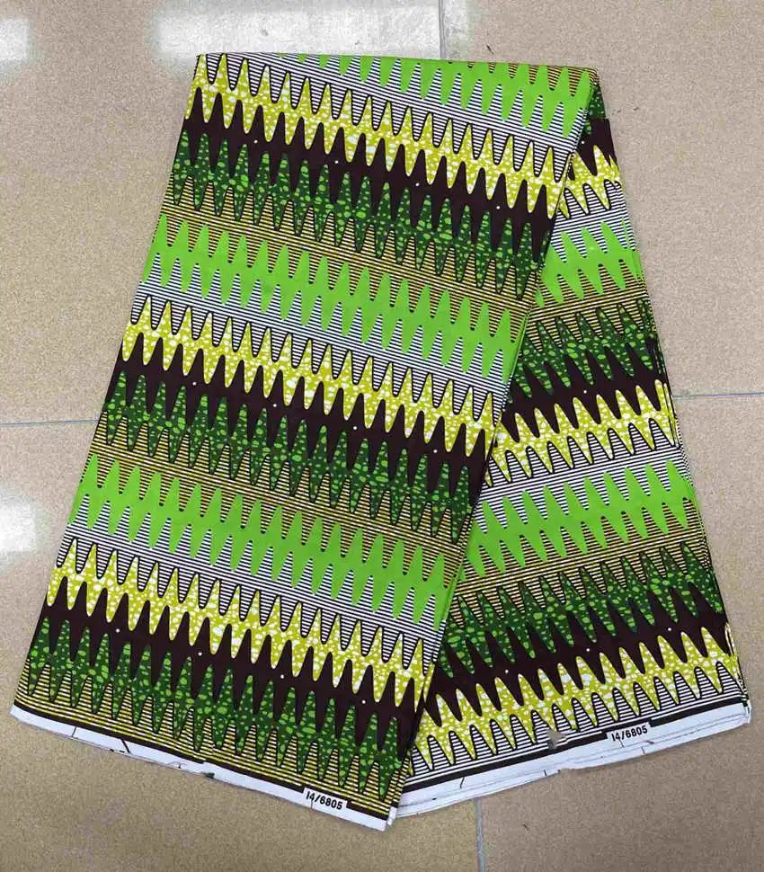 100% Cotton 2023 Newest Fashion African Wax Fabric Nigeria Ankara Wax Fabrics Block Prints Batik Dutch High Quality Sewing Cloth