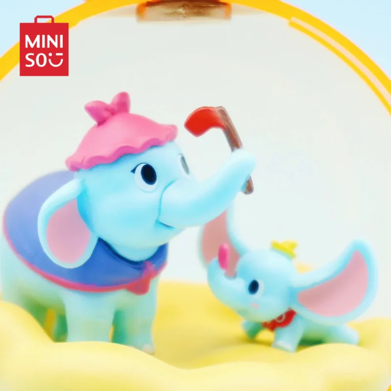 Miniso Disney Series Dumbo Wishing Wind Chime Crystal Ball Blind Box Kawaii Birthday Gift Children's Toy Animation Model Pendant