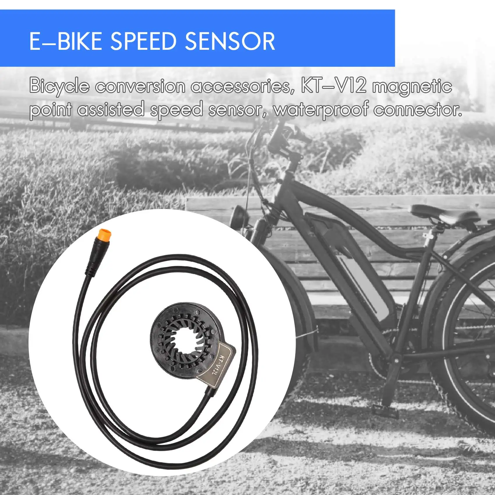 Imagem -02 - Impermeável Conversão Kit Peças para Bicicletas Elétricas Pas Sensor el System Assistant E-bike Kt-v12l