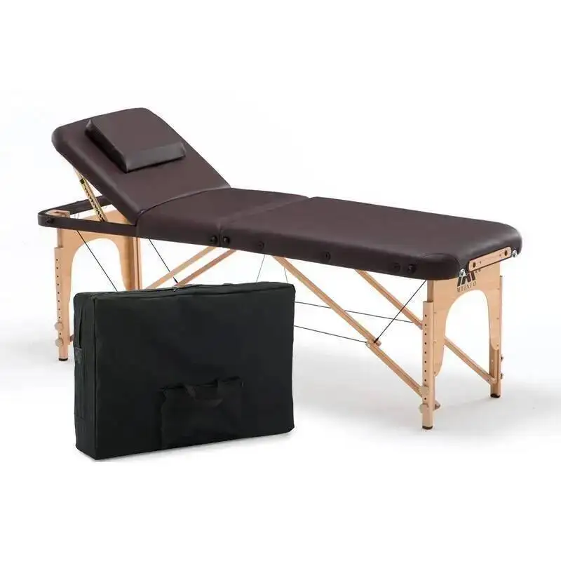 

Lash Portable Massage Bed Beauty Tattoo Folding Wooden Comfort Massage Table Sleep Speciality Lit Pliant Salon Furniture WKMTB