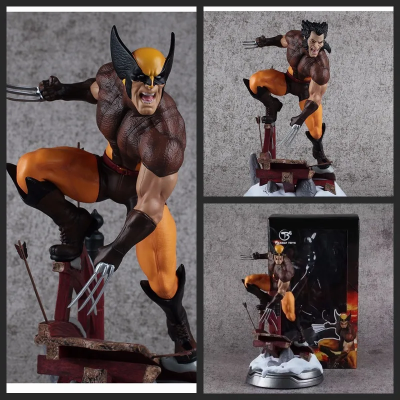 24CM X-men Deadpool Wolverine Logan Statua PVC Figura da collezione Modello giocattolo regalo