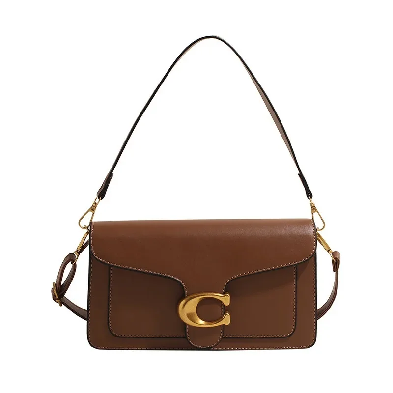 Neue Niche-Tasche für Damen, hochwertige Textur, einfarbig, schlicht und vielseitig, kleine quadratische Tasche, Pendler-Umhängetasche mit mehreren Fächern – Detail 17