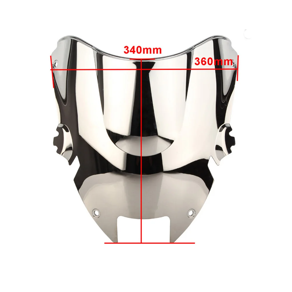 Motorcycle Double Bubble Windshield For Honda Super Hawk 1000 VTR1000F 1997-2005 WindScreen Fairing Deflector Accessories