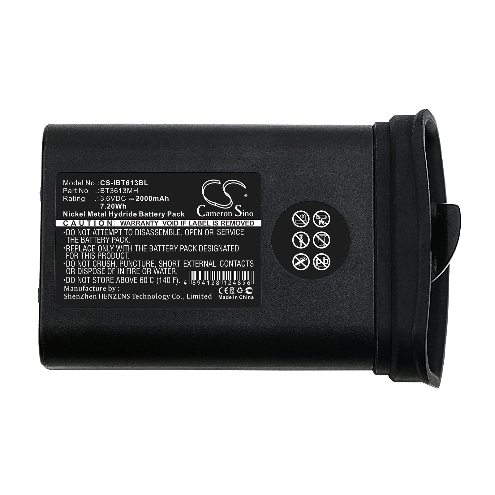 

GreenBatteryPower CameronSino 2000mAh 3.6V 7.20Wh Crane Remote Control Ni-MH Battery for Itowa BT3613MH,Winner,Serial,1406008