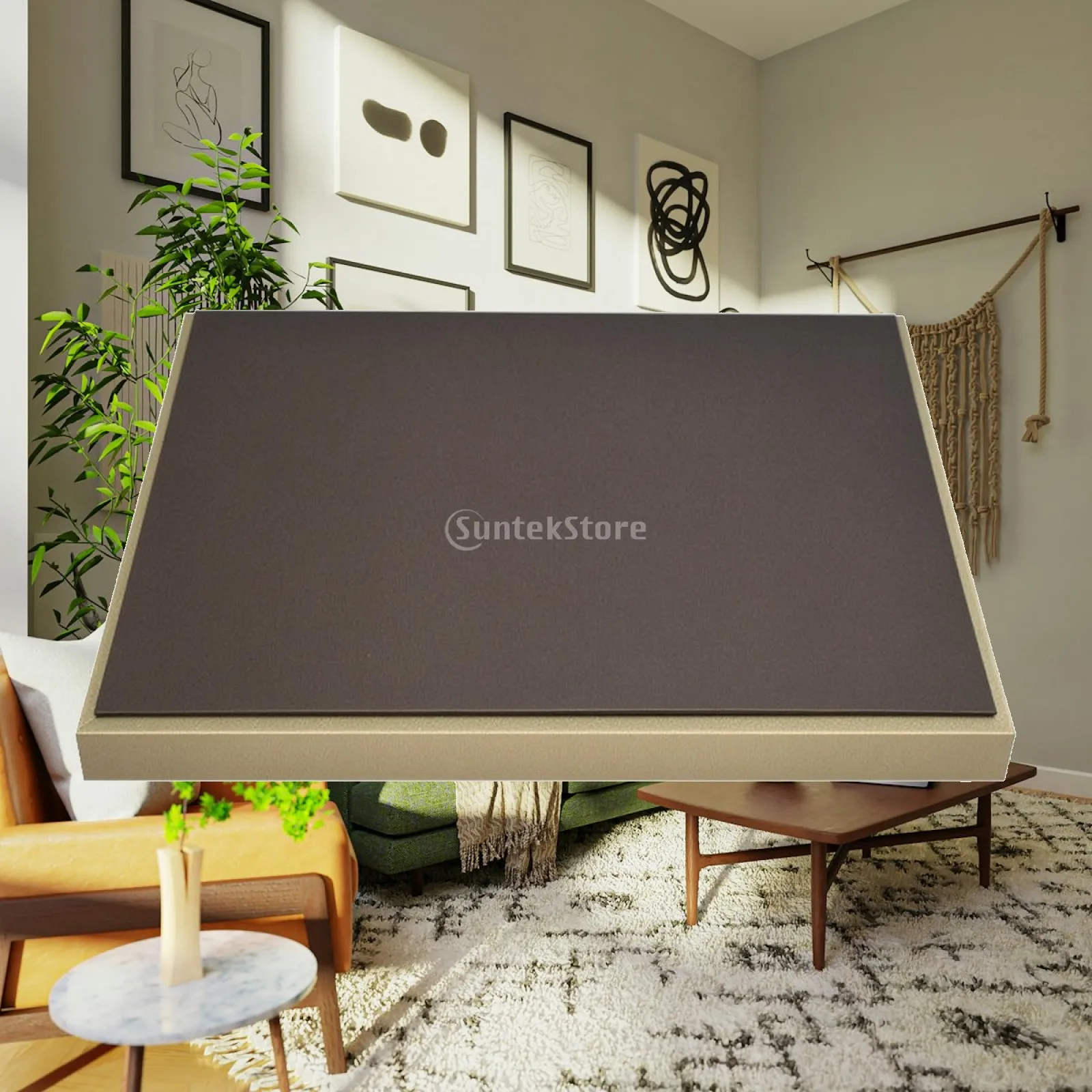 Jewelry Display Tray Gold Jewelry Tray with Stainless Steel Frame Rectangular Gold-Toned for Vanity Table, Dresser