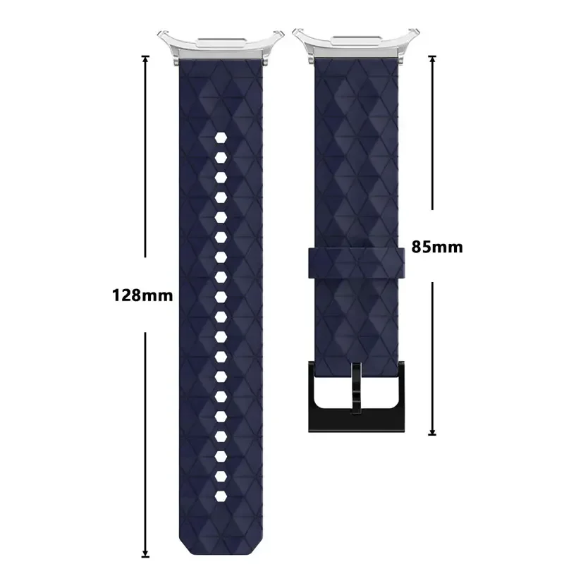 Sport-Silikonarmband für Samsung Galaxy Watch 7 Ultra 47 mm Fußball-Druck-Armband für Galaxy Watch 7 Ultra-Armband