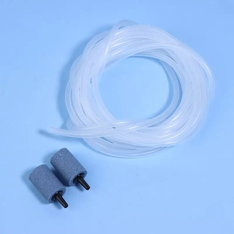 Für Aquarium Sauerstoffpumpe mit Saugnäpfen Rückschlagventile Luftschlauch Luftstein Aquarium Luftpumpe Zubehör Kit