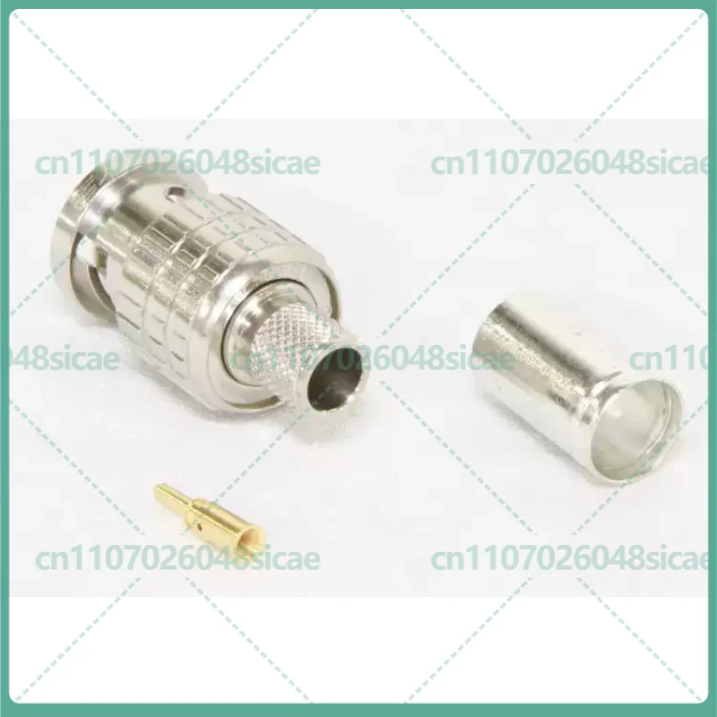 1-5pcs for CANARE BP-C5FA Crimp BNC Q9 Connector Compatible with L-5DFB Coaxial Cable RF Video Wire