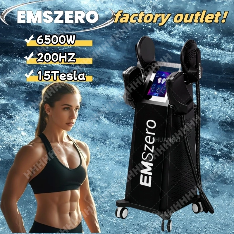 

EMSzero Muscle Body Sculpt Slimming Machine with 4 Handles Pelvic Stimulation Pads Optional Salon EMS zero Weight Lose