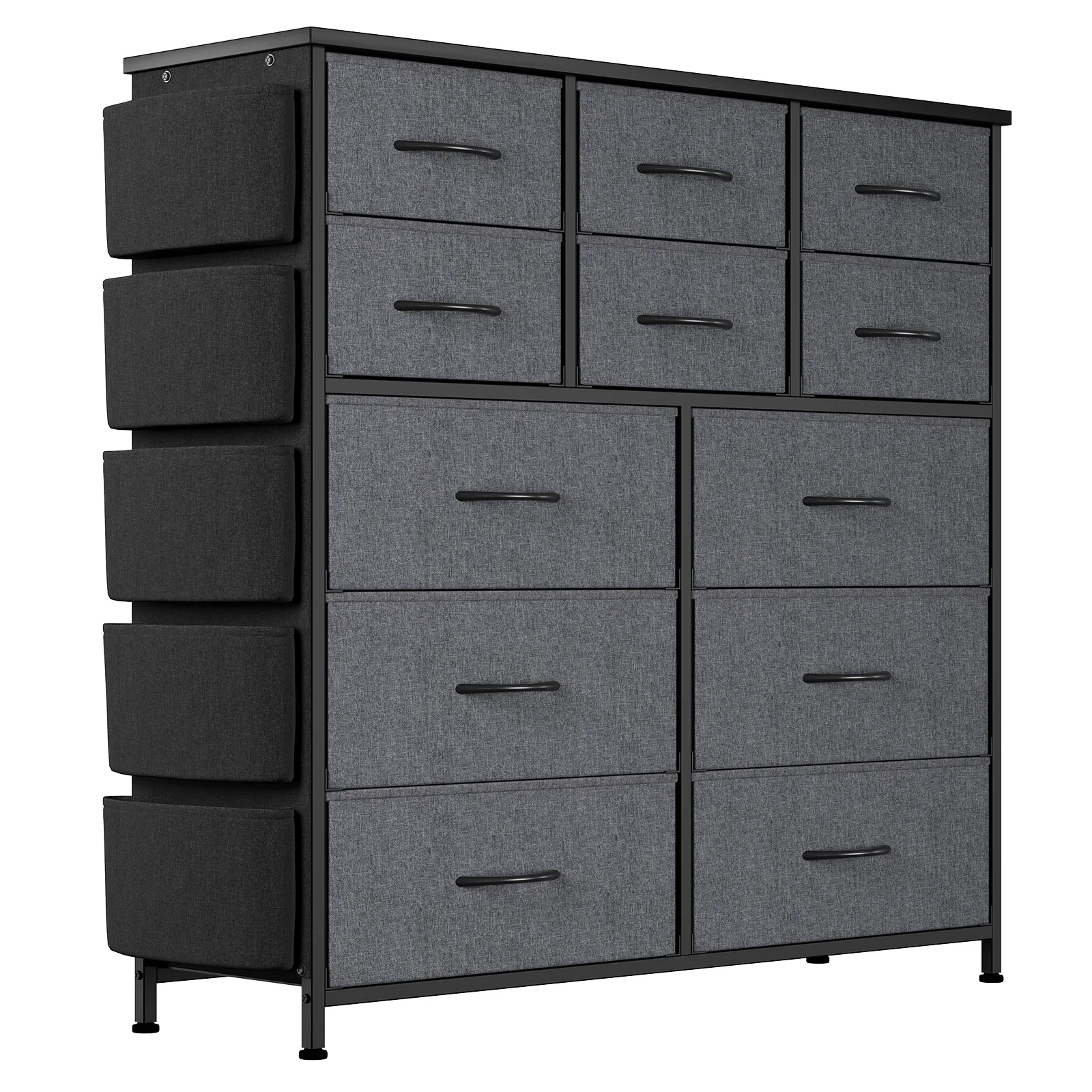 

Dresser for Bedroom with 12 Drawer Dressers Chests of Drawers for Hallway Storage Organizer Unit with Fabric Sturdy Metal Frame