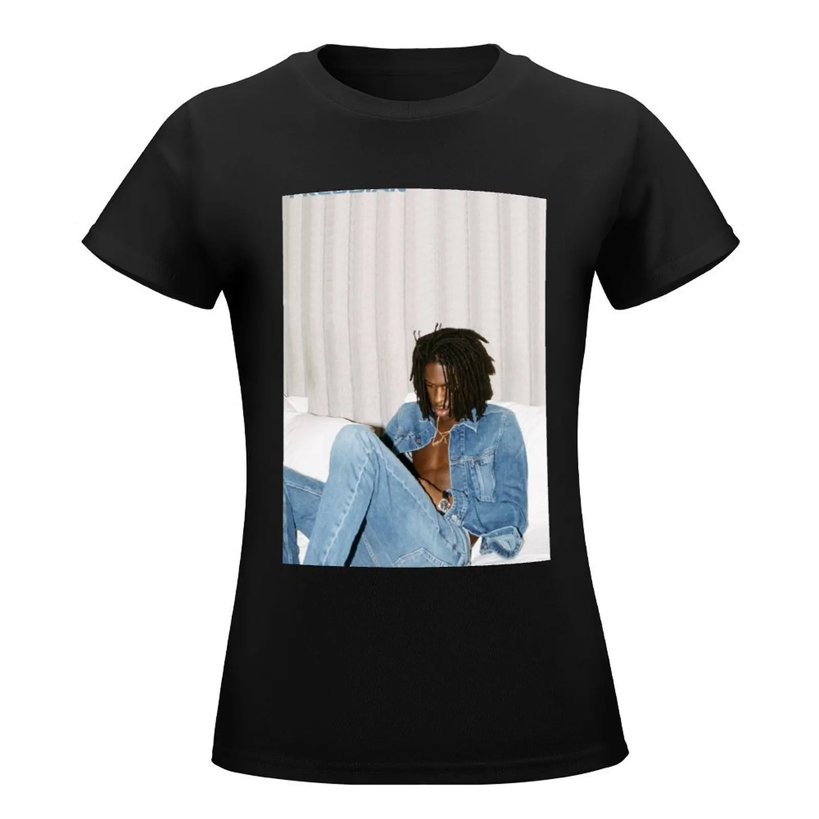 DANIEL CAESAR DENIM T-Shirt Short sleeve tee cute clothes Blouse anime clothes cotton t shirts Women