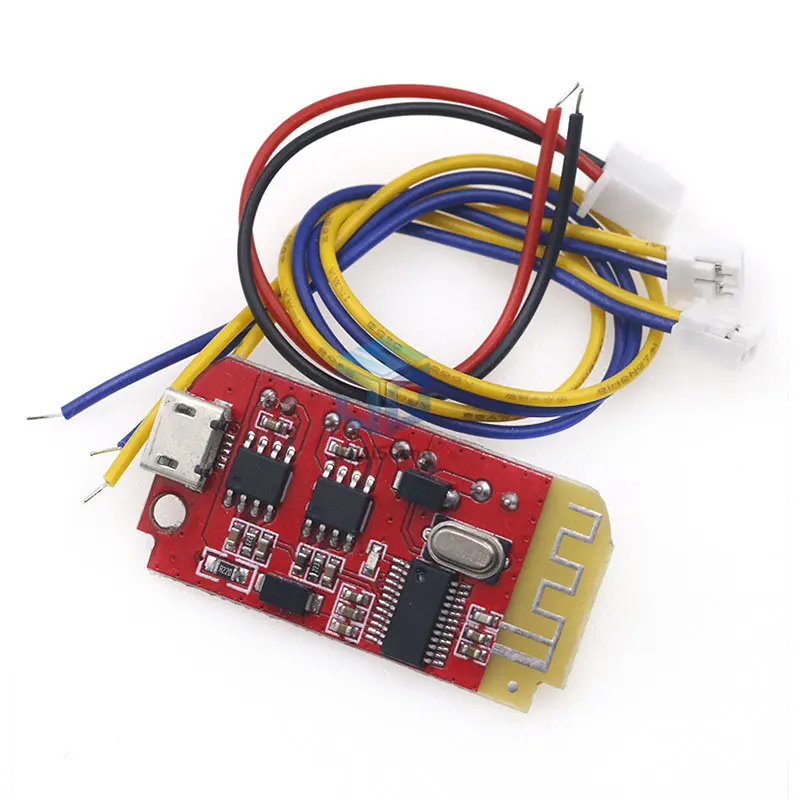 CT14 Micro 4.2 Stereo Bluetooth Power Amplifier Board Module 5VF 5W+5W Mini with Charging Port for Refitting Idle Sound Box