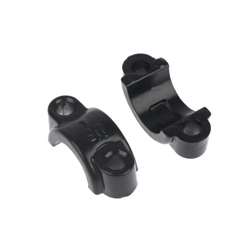 2Pcs Universal M8/M10 Lever Mirror Holder Brake/Clutch Master Cylinder Clamp Bracket Cover Fixing Seat Bolts Base Support