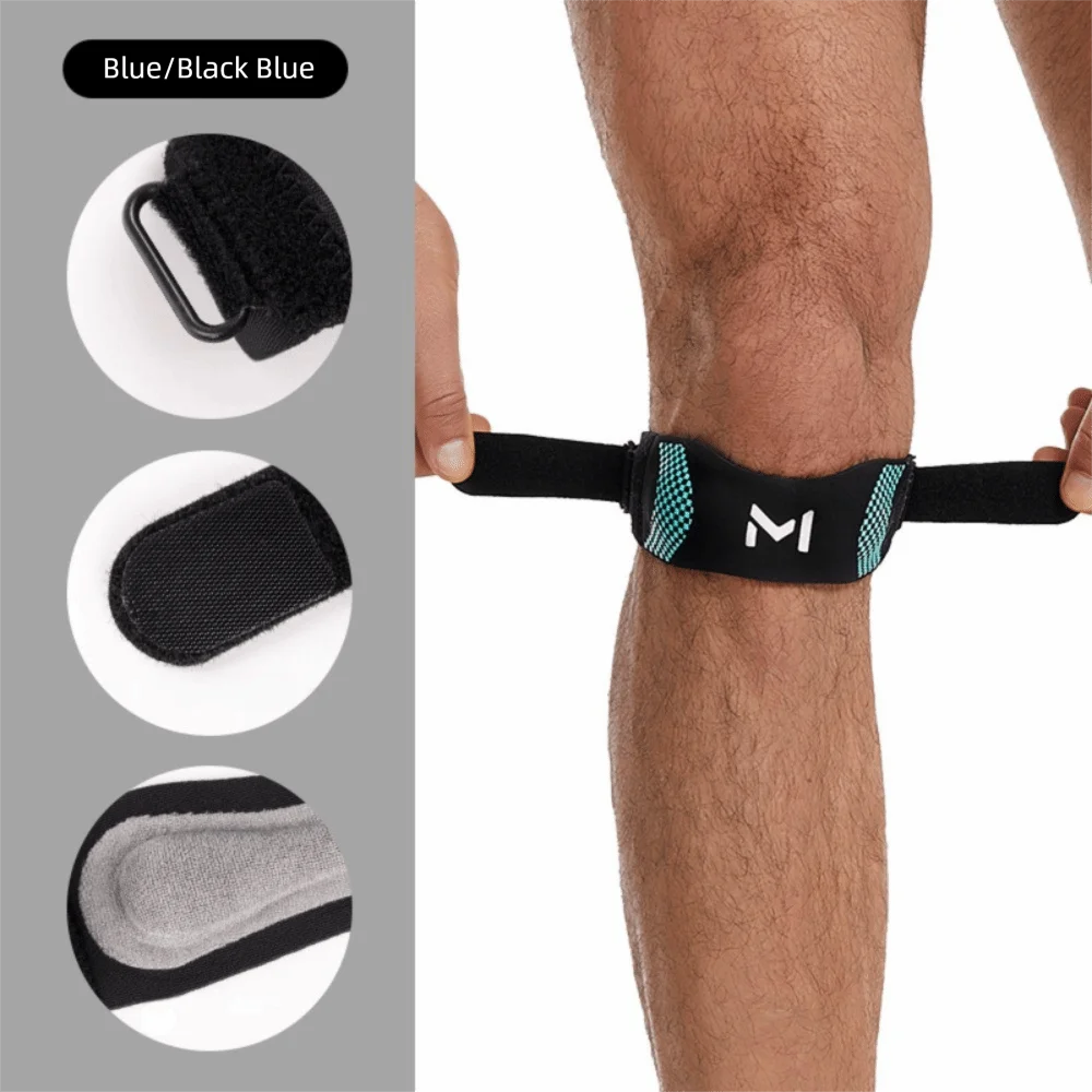 

Cushion Pressure Knee Pads Patella Strap Breathable Shock-absorbing Knee Patella Support Pressurize Adjustable Knee Band Brace