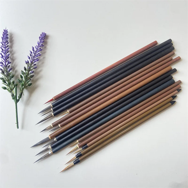 Wolves Hair Brush Pen Hook Line Paint Brush Chinese Calligraphy Brush Art Oil Painting Drawing Brush