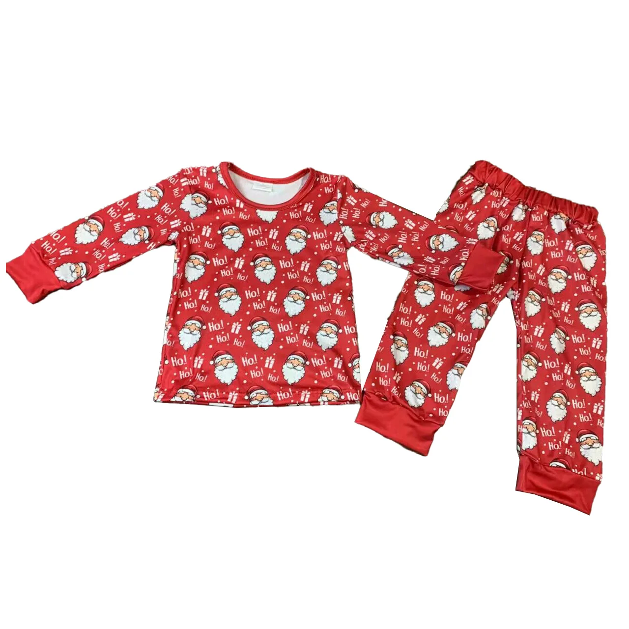 Pijamas de Navidad de Boutique para niños, ropa de dormir de Papá Noel, conjuntos de pijamas para niñas y niños