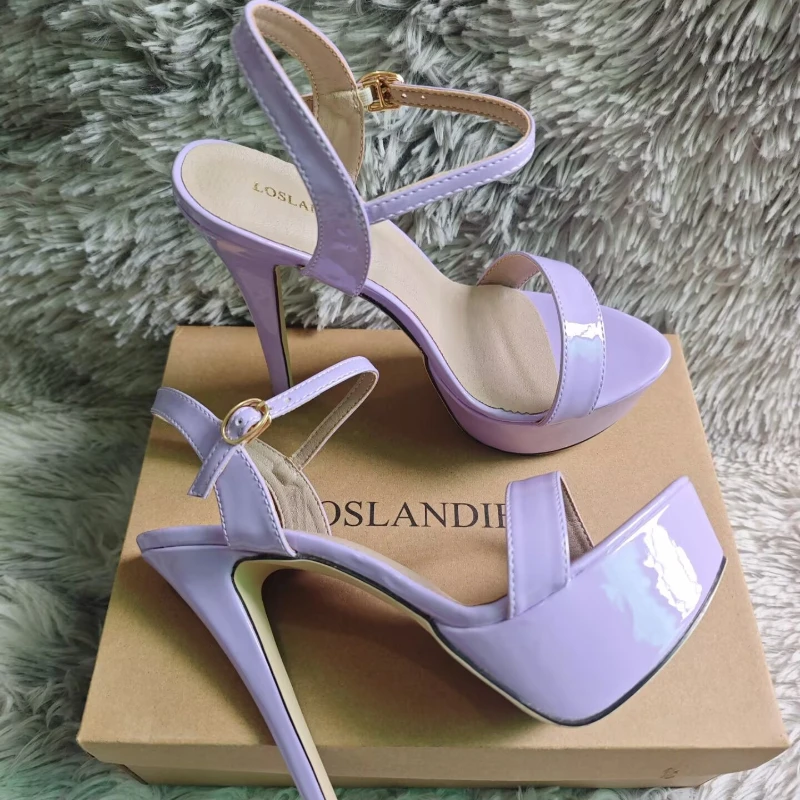 Женские туфли-лодочки на шпильке с открытым носком, роскошные элегантные туфли на платформе для клуба, вечеринок, свадеб, джазовых танцев