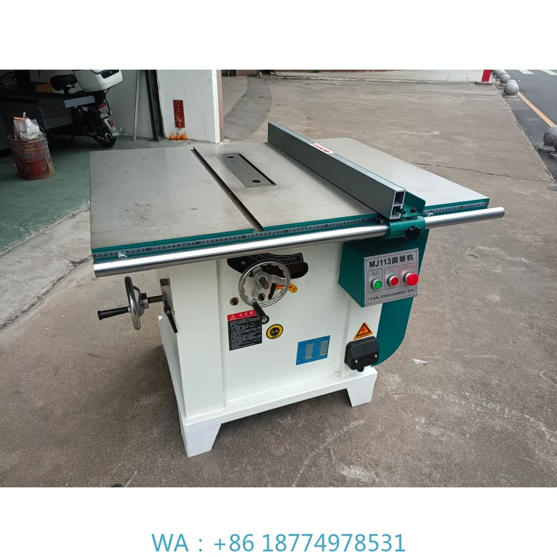 Sliding Table Inclined Circular Saw 220V Woodworking Cutting Saw with Core Motor