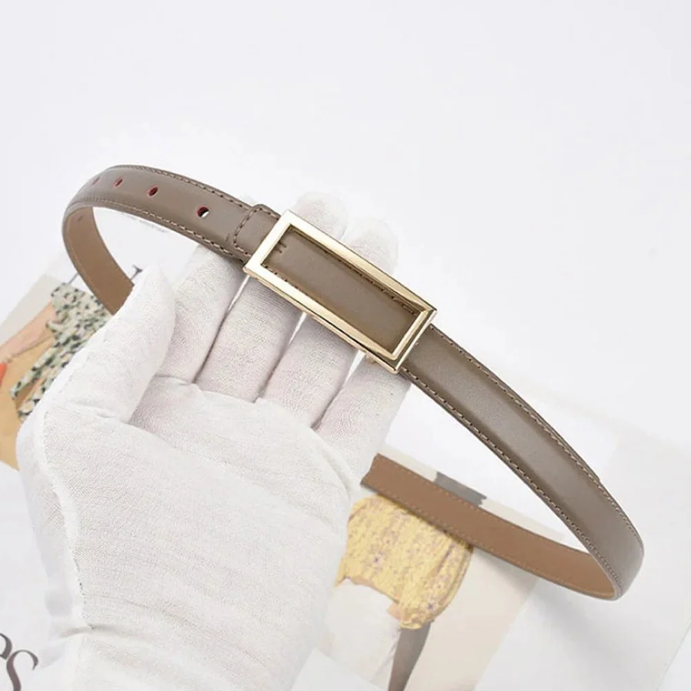 

2 Pcs Belts Summer Decorative Slim Jeans Vintage Ladies Narrow Ladies' Women Miss