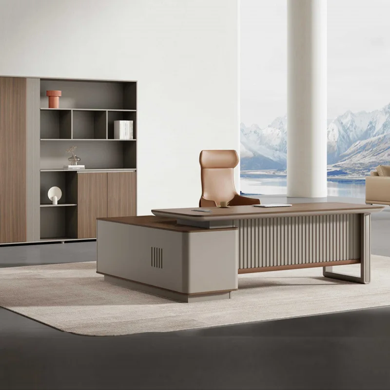 

Письменный стол Boss Комбинированный стол Boss Desk Manager Chair Person Президент Офисная мебель Большой классный стол