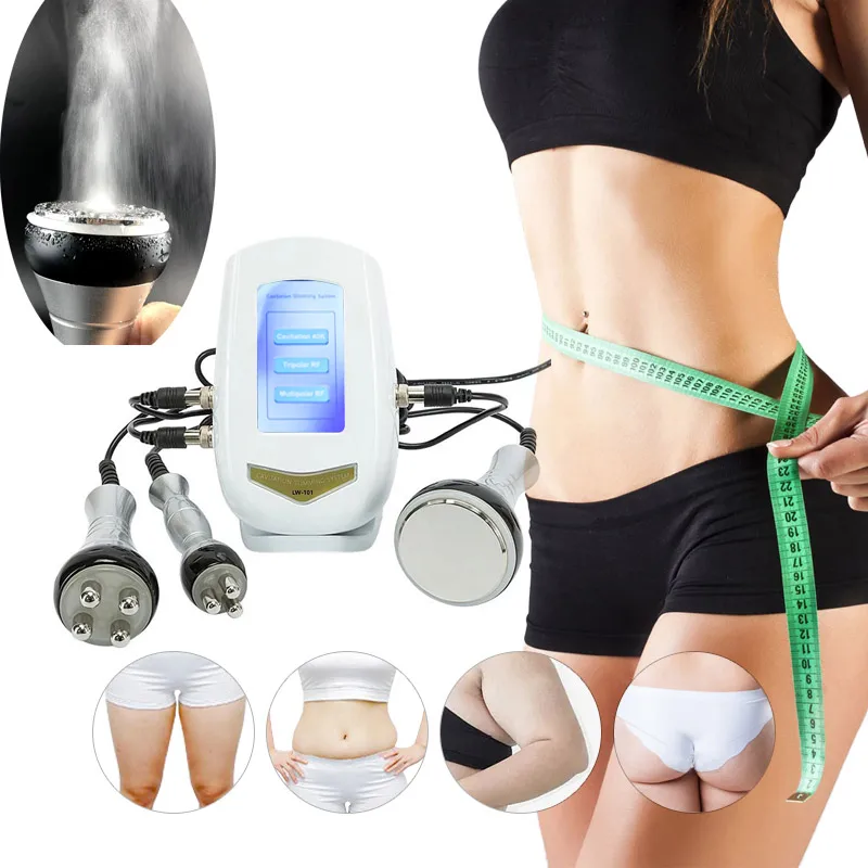 

3in1 40K Cavitation Beauty Machine for Salon Homeuse Ultrasonic Body Slimming Lipo Mini RF Fat Burning Weight Lose Device