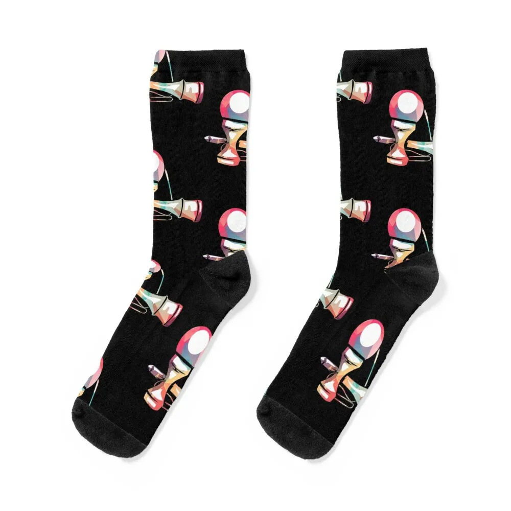 Kendama Socks kawaii crazy sports stockings aesthetic Boy Socks Women's