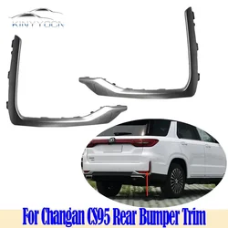 For Changan CS95  2019 20 Rear Bumper Fog Light Reflector Stop Light Trim Strip Cover