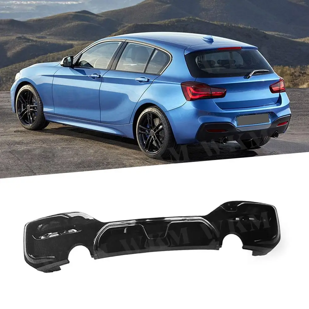 

ABS Rear Bumper Diffuser Lip For BMW 1 Series F20 M Sport M135i M140i 2015-2019 O-O / OO-OO Rear Lip Spoiler Car Styling