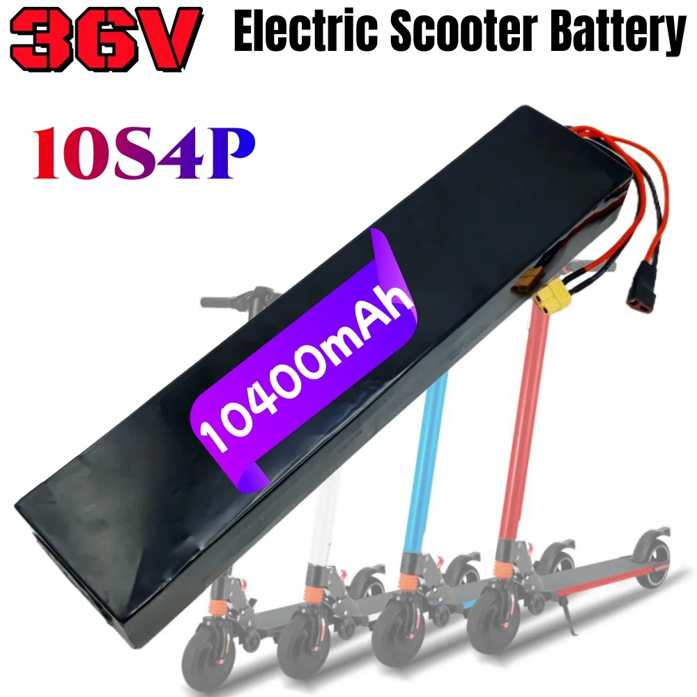 

18650 Lithium Battery Pack 36V 10400mAh 10S4P For Electric Scooter 350W 500W 42V