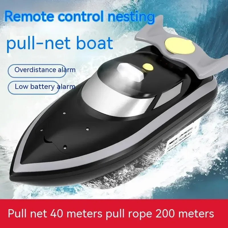 807 Remote Control Fishing Boat Fishing Boat Long-distance Fishing Hook Feeding Trawling Roly-poly Toy Double Motor Nesting Boat