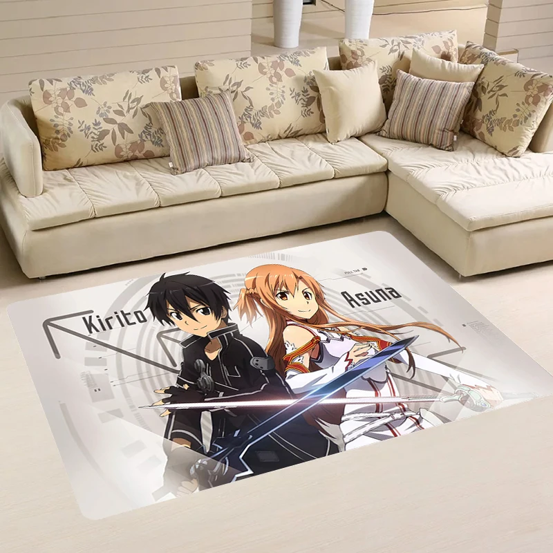 Sword Art Online Rug Room Mats Floor Mat Rugs Home Balcony Carpets Doormat Entrance Door Kitchen Carpet Foot Bathroom Bath House