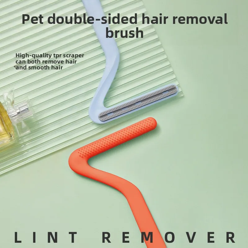 Pet double-sided hair removal comb,brush,hair cleaning supplies,dog hair bed hair removal,floating hair can be washed with water