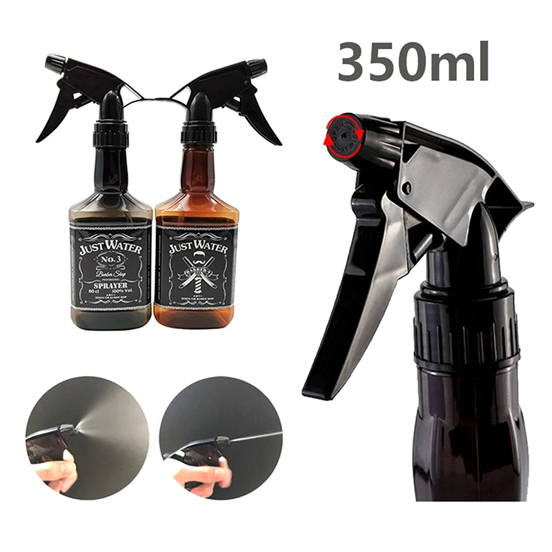 350ML Überzug Barber Haarschnitt Spray Flasche Leere Kontinuierliche Zerstäuber Wasser Sprayer Für Salon Friseur Zubehör Barber Werkzeuge