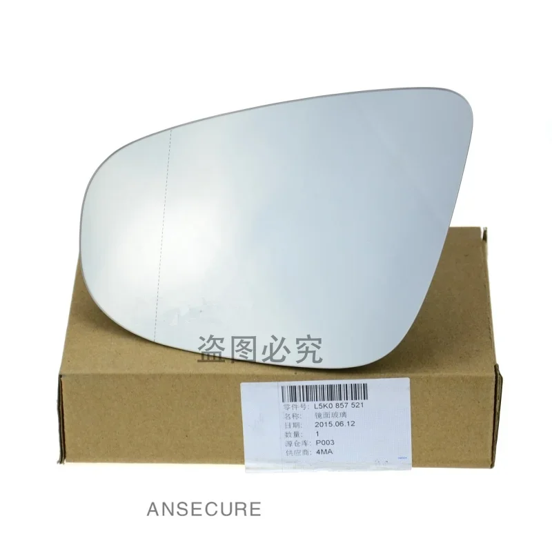 Left or Right Heated Mirror Glass With Plate For  VW  VOLKSWAGEN  Golf 6 MK6 Touran 5K0857521 5K0857522