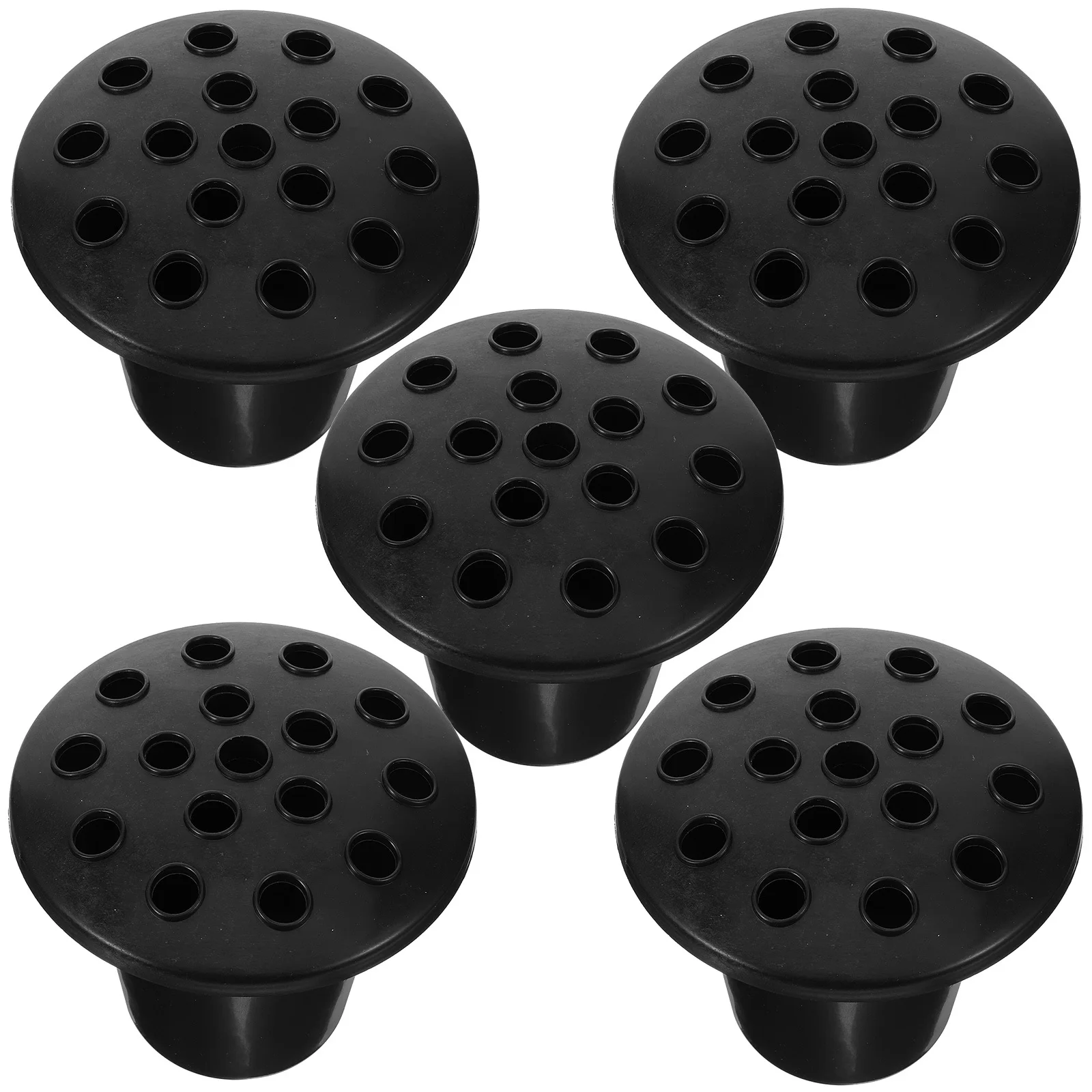 

5Pcs Resilient Cemetery Vase Grave Flower Holder Practical Decorative for Funerals Gardens Lawn Cemetery Pot Inserts