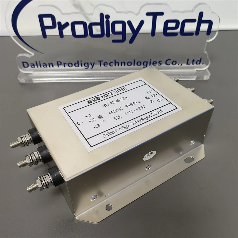 380-440VAC 50A Excellent Efficiency HT1-K2NB-50A Noise Power Filter for CNC Machine