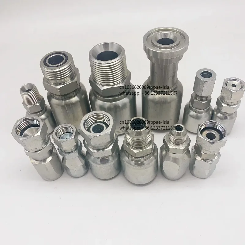 20C5-20RMP High Quality Stainless Steel Carbon Steel NPT Hydraulic Hose Fittings One Piece Fitting NPT Male Hydraulic Fittings