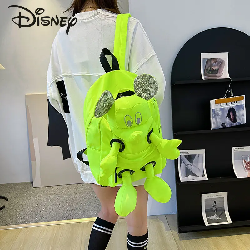 Disney Mickey\'s New Cartoon Children\'s Backpack Fashion Large Capacity Student Backpack High Quality Versatile Casual Backpack