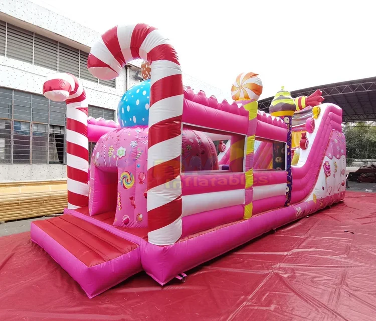 A  Candy Party New  Bouncing Castle Inflatable Jumping Castle Bouncy