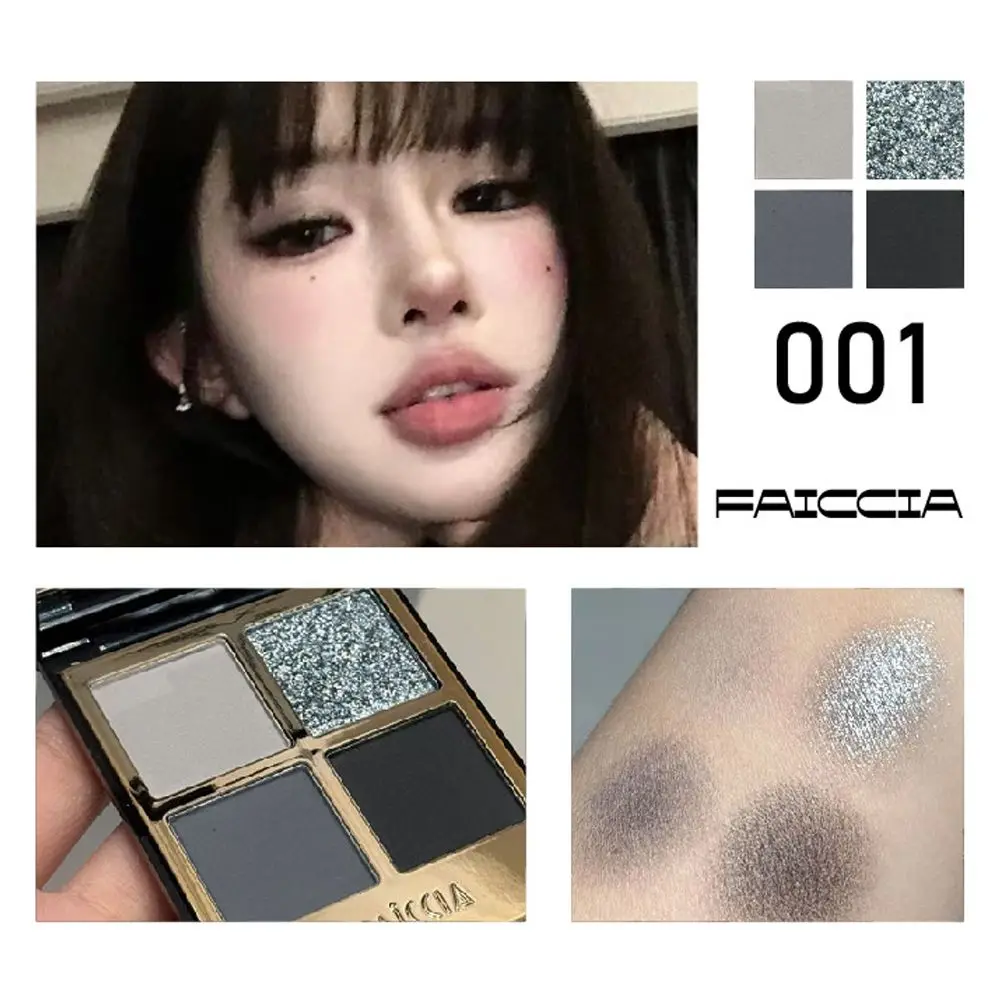Long Lasting 5-Color Eyeshadow Palette Pink Brown Earth Color Makeup Palette FAICCIA Smoked Matte Eyeshadow Women