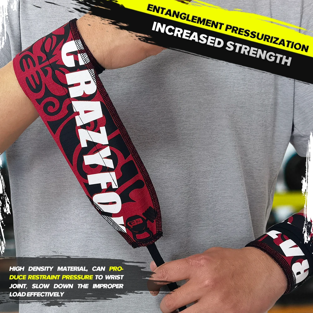 Cotton Ripstop Fabric Weightlifting Wrist Support, Wrist Wraps, Strength Wrap, Street Workout Band muñequeras brace hand