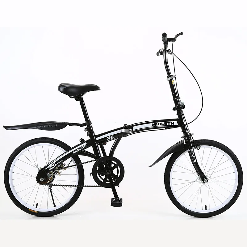 

20 inch folding 1 speed change speed bicycle for children adults single speed bicycle, lightweight gift bicycle
