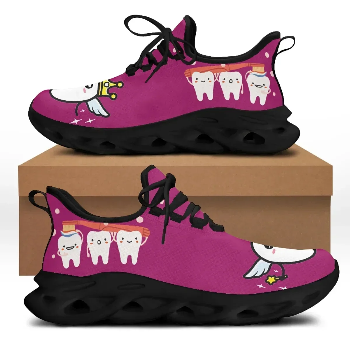 

Милые фиолетовые женские рабочие туфли-балетки для стоматологов и медсестер, спортивная обувь с подошвой из ЭВА, повседневная летняя обувь для женщин