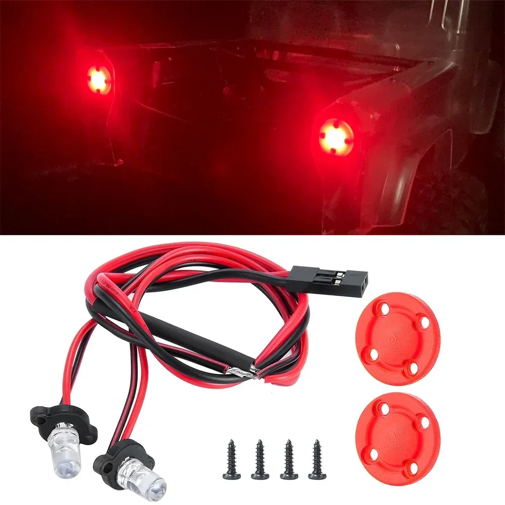 AXSPEED RC Auto LED Licht Scheinwerfer Rücklicht für Vanquish Produkte VS4-10 Phoenix VPS09007 1/10 RC Crawler Auto Upgrade Teile